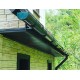 Кронштейн желоба ПВХ GL металлический зелёный RAL 6005 ШК