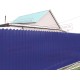 Профнастил фигурный C8 - 0,45 ПЭ с пленкой RAL 5002 ультрамариново-синий.
