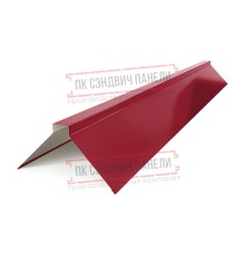 Планка конька плоского 120х120х2000 ПЭ-3003-0.45