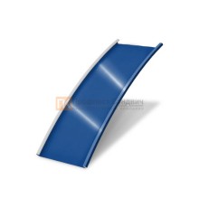 Продольно гнутый фальц гладкий 0,5 RAL 5005 Satin