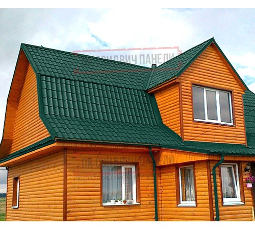 Металлочерепица классик плюс RAL6005 Quarzit-0.5