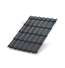 Металлочерепица Ламонтерра XL RAL7024 PURMAN-0.5