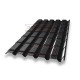 Металлочерепица Квадро профи RAL9005 Velur-0,5