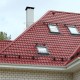 Металлочерепица Супермонтеррей RAL3011 Полиэстер-0.4
