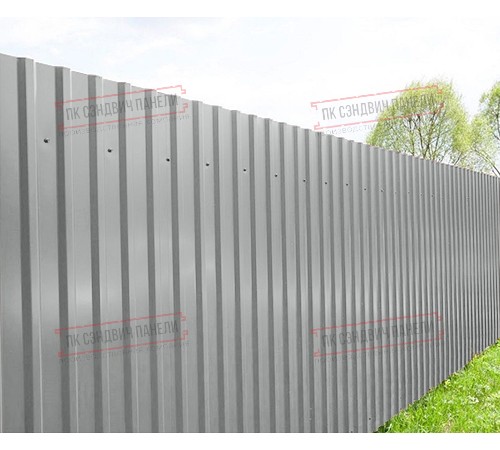Профилированный лист МП20х1100 Norman RAL-9006-0.5