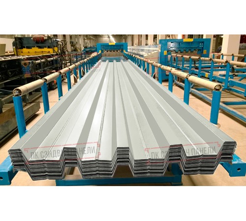 Профнастил Н60-845 Полиэстер RAL-9002-0.5