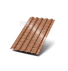 Профилированный лист НС35-1000 ECOSTEEL-Кирпич-0.5