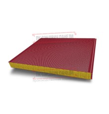 Сэндвич панели акустические стеновые с минеральной ватой, ширина 1200 мм, толщина 150 мм, 0.5/0.5, RAL3003