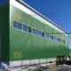 Сэндвич панели гладкие с пенополиуретаном, ширина 1200 мм, толщина 200 мм, 0.5/0.5, RAL6002