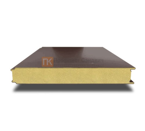 Сэндвич панели гладкие с пенополиизоциануратом, ширина 1200 мм, толщина 200 мм, 0.5/0.5, RAL8017