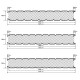 Сэндвич панели стеновые с пенополиизоциануратом, ширина 1200 мм, толщина 120 мм, 0.5/0.5, RAL1018