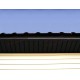 Софит металлический без перфорации 0,5 Satin Мatt с пленкой RAL 9005 черный