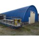 Профнастил H112ПГ-0.95, для бескаркасных ангаров, Полиэстер RAL 5005