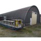 Профнастил H112ПГ-0.95, для бескаркасных ангаров, Полиэстер RAL 7024