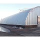 Профнастил H114ПГ-0.65, для бескаркасных ангаров, Оцинкованный.